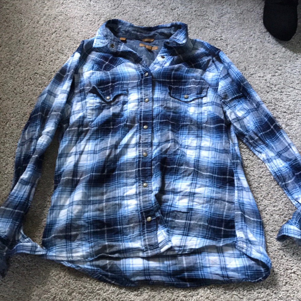 Blue Plaid shirt
